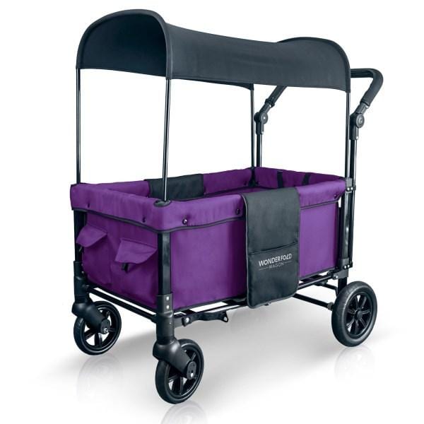 Wonderfold Wagon Baby Gear Cobalt Violet Wonderfold Wagon W1 Multifunctional Double Stroller Wagon (2 Seater)