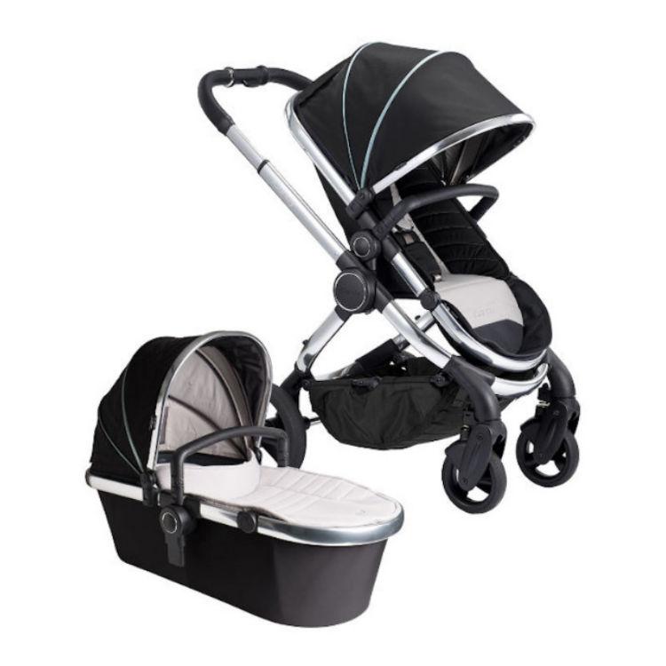 iCandy Baby Gear iCandy Peach Single Stroller with Bassinet – Chrome/Beluga
