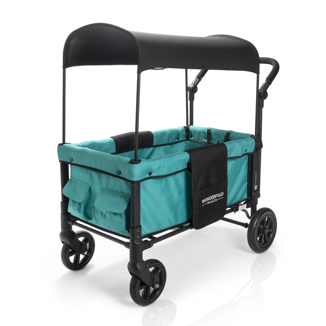 Wonderfold Wagon Baby Gear Teal Green Wonderfold Wagon W1 Multifunctional Double Stroller Wagon (2 Seater)