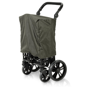 Wonderfold Wagon Baby Gear Woodland Green Wonderfold Wagon X2 Woodland Green Pull & Push Double Stroller Wagon with Automatic Magnetic Seatbelt Buckles (2 Seater)