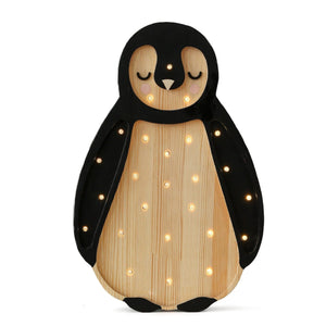 Little Lights US Baby & Toddler Arctic Wood Little Lights Penguin Lamp