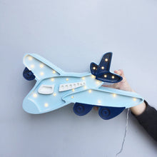 Load image into Gallery viewer, Little Lights US Baby &amp; Toddler Blue Little Lights Airplane Lamp