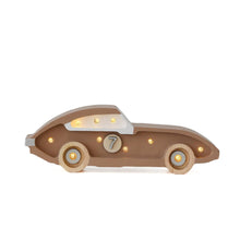 Load image into Gallery viewer, Little Lights US Baby &amp; Toddler Cappuccino Little Lights Mini Race Car Lamp
