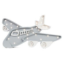 Load image into Gallery viewer, Little Lights US Baby &amp; Toddler Gray Little Lights Airplane Lamp