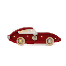 Load image into Gallery viewer, Little Lights US Baby &amp; Toddler Retro Red Little Lights Mini Race Car Lamp