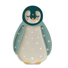 Load image into Gallery viewer, Little Lights US Baby &amp; Toddler Teal Little Lights Penguin Lamp
