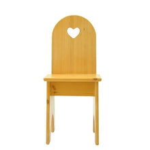 Load image into Gallery viewer, Little Colorado Baby Toys &amp; Activity Equipment Honey Oak Pine / Heart Cut Little Colorado Solid Back Chair