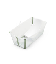 Load image into Gallery viewer, Stokke Bath Time Transparent Green Stokke® Flexi Bath® Bundle