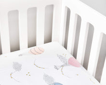 Load image into Gallery viewer, Gooselings Bedding Gooselings Touch The Sky Crib Sheet - Pink