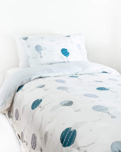 Gooselings Bedding Gooselings Touch The Sky Twin Set - Blue