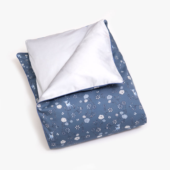 Gooselings Bedding Without Monogram Gooselings Into The Woodlands Baby Duvet Set - Blue