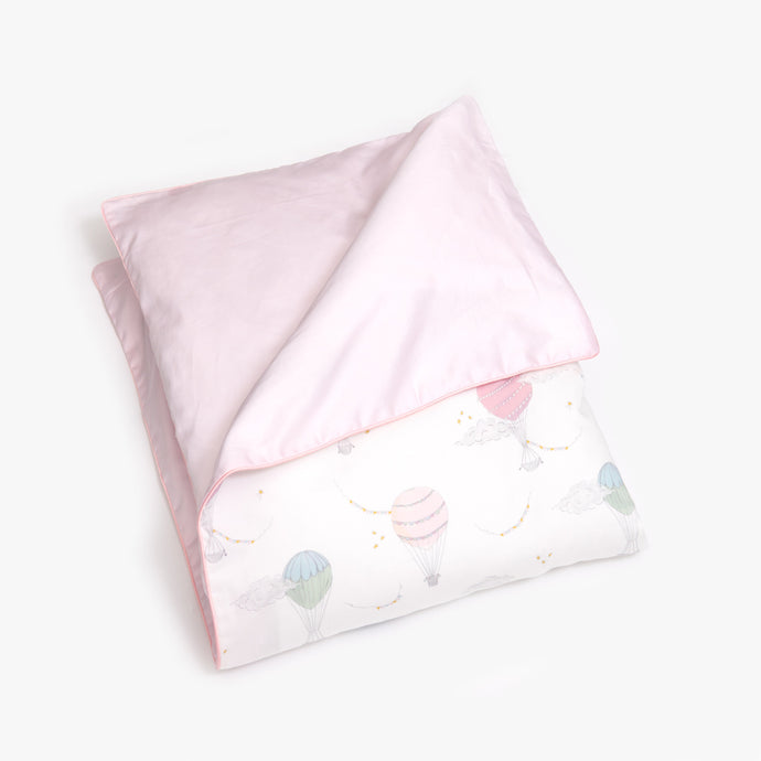 Gooselings Bedding Without Monogram Gooselings Touch The Sky Baby Duvet Set - Pink