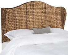 Load image into Gallery viewer, Safavieh Beds And Headboards Brown / Queen Safavieh Nadine Winged Headboard