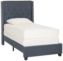 Load image into Gallery viewer, Safavieh Beds And Headboards Navy Safavieh Winslet Bed