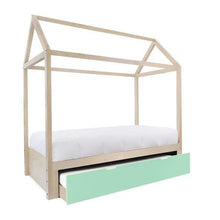 Load image into Gallery viewer, Nico and Yeye Beds And Headboards TWIN / MAPLE / MINT Nico and Yeye Domo Zen Bed with Trundle