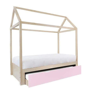 Nico and Yeye Beds And Headboards TWIN / MAPLE / PINK Nico and Yeye Domo Zen Bed with Trundle