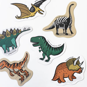 Wee Gallery | High Contrast Toys and Learning Tools for Baby, Toddler, Kids Beginner Puzzles - Dinos