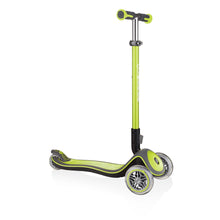 Load image into Gallery viewer, Globber Bicycles, Tricycles, and Scooters LIME GREEN Globber Elite Deluxe Scooter