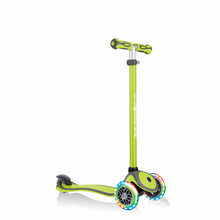 Load image into Gallery viewer, Globber Bicycles, Tricycles, and Scooters LIME GREEN Globber Go Up Comfort Lights Scooter