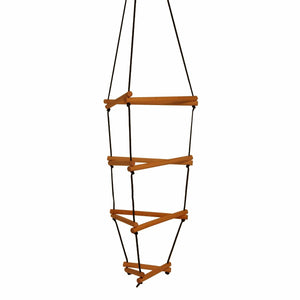 Wiwiurka Toys Black Indoor/Outdoor / Small WIWIURKA WOODEN CLIMBER TRIANGULAR ROPE LADDER by Wiwiurka Toys