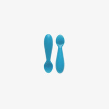 Load image into Gallery viewer, ezpz Blue Tiny Spoon Twin-Pack by ezpz