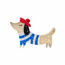 Load image into Gallery viewer, Little Lights US Blue &amp; White Little Lights Puppy Lamp