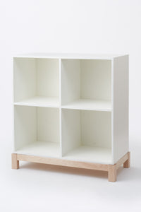Milton & Goose Bookcases & Standing Shelves White Milton & Goose Cubby Bookshelf