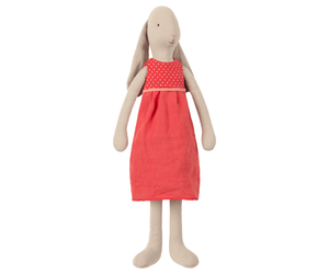Maileg USA Bunnies Red Red Dress Bunny, Size 3