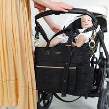 Load image into Gallery viewer, TWELVElittle Carry Love Diaper Bag Tote in Black 3.0