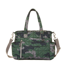 Load image into Gallery viewer, TWELVElittle Carry Love Diaper Bag Tote in Camo Print 3.0