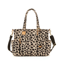 Load image into Gallery viewer, TWELVElittle Carry Love Diaper Bag Tote in Leopard Print 3.0