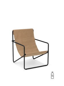 Ferm Living Chairs Black / Sand Ferm Living Desert Chair for Kids - Cashmere/Stripe