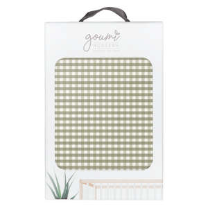 goumikids CHANGING PAD COVER | GINGHAM by goumikids