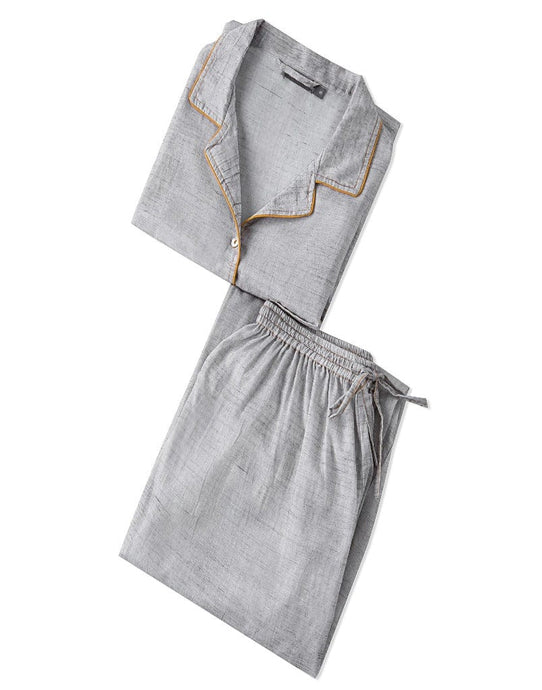 Malabar Baby Children's Loungewear Pj Set - Brushstroke - Erawan (Grey)