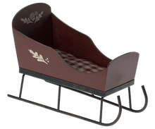 Load image into Gallery viewer, Maileg USA Christmas Sleigh, Mini - Red