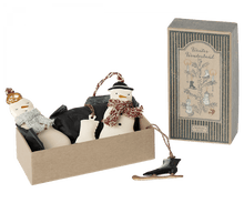 Load image into Gallery viewer, Maileg USA Christmas Winter Wonderland - Metal Ornament Set