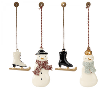 Load image into Gallery viewer, Maileg USA Christmas Winter Wonderland - Metal Ornament Set