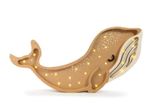 Load image into Gallery viewer, Little Lights US Cinnamon. Brown Little Lights Whale Lamp