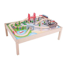 Load image into Gallery viewer, Bigjigs Rail City Train Set and Table