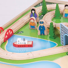 Load image into Gallery viewer, Bigjigs Rail City Train Set and Table