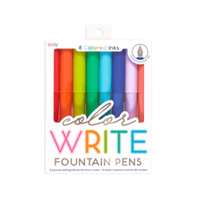 Load image into Gallery viewer, OOLY Color Write Fountain Pens - Set of 8 by OOLY