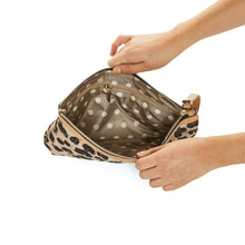 Load image into Gallery viewer, TWELVElittle Companion Diaper Pouch in Leopard Print