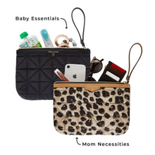 Load image into Gallery viewer, TWELVElittle Companion Diaper Pouch in Leopard Print