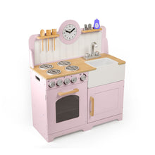 Load image into Gallery viewer, Bigjigs Toys Country Play Kitchen (Pink)