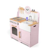 Load image into Gallery viewer, Bigjigs Toys Country Play Kitchen (Pink)