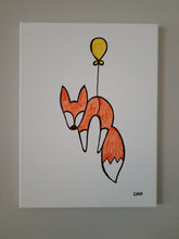 Load image into Gallery viewer, onceuponadesign.ca Crazy Like A Fox 12X16