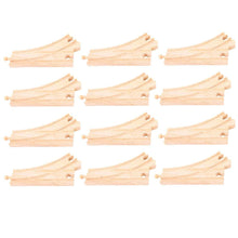 Load image into Gallery viewer, Bigjigs Rail Curved Points Female/Female/Male (Pack of 12)