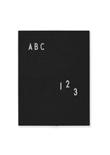 Load image into Gallery viewer, Design Letters Decor BLACK Design Letters Message Board - A4