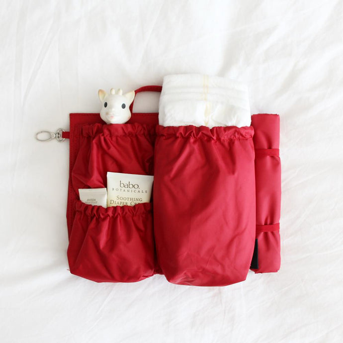 ToteSavvy Diaper Bags and Inserts Luxe Red ToteSavvy® Mini