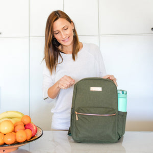 JuJuBe Diaper Bags Midi Backpack - Olive Chromatics